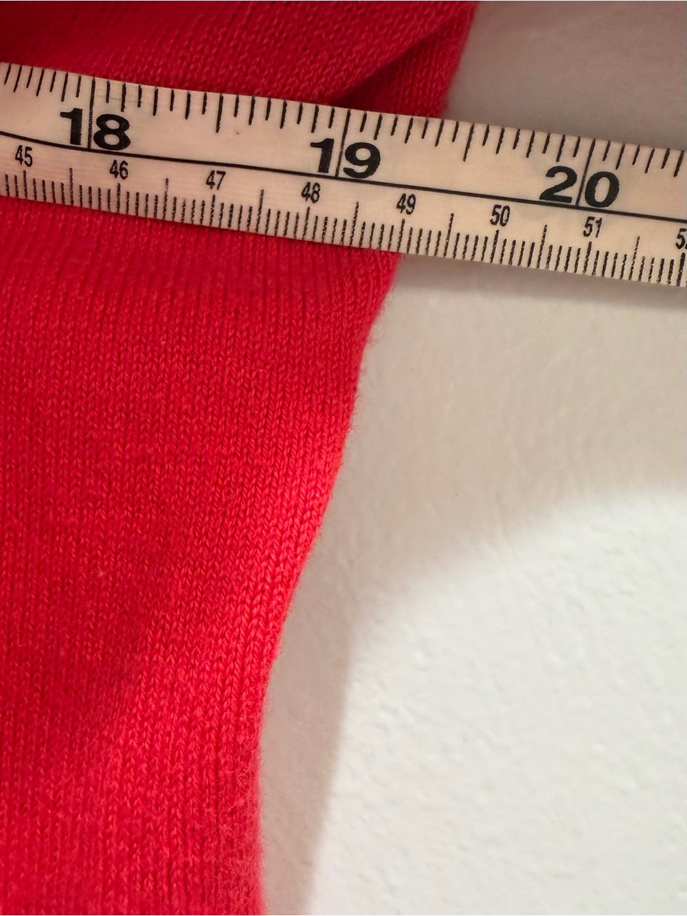 Vintage 90s Designers Originals Red V-Neck Embroidered Monogram J Knit Sweater M - Picture 7 of 9